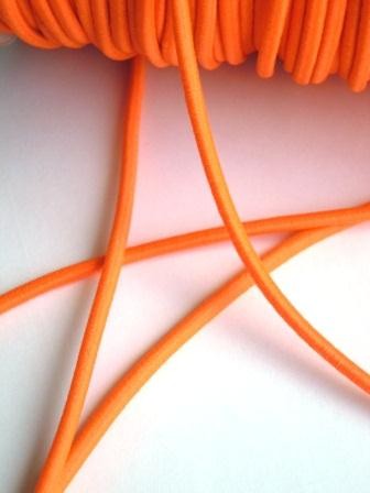 Gummischnur, 3 mm, orange