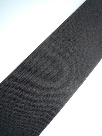 Einziehgummi, schwarz, 25 mm
