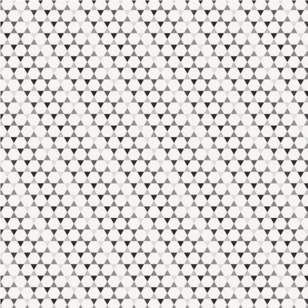 Cotton+Steel, Full Moon, Hexagons grau auf weiß, Webstoff