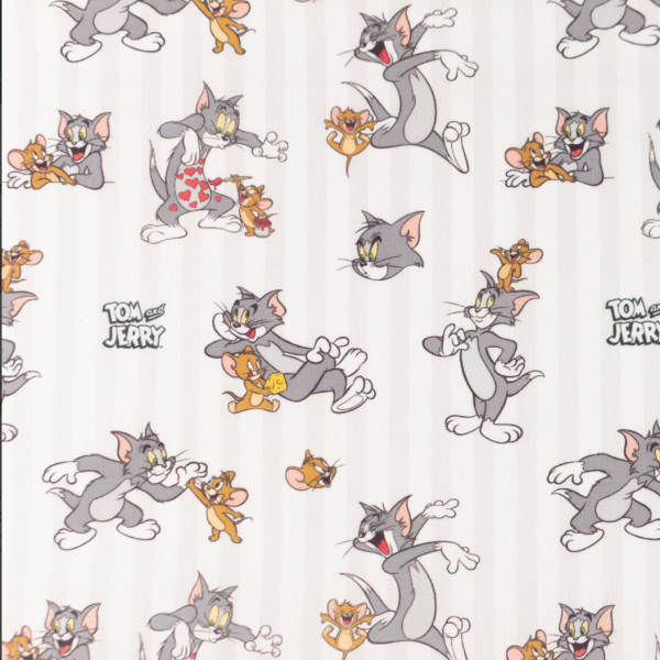 Tom&Jerry bunt, Baumwoll-Popeline