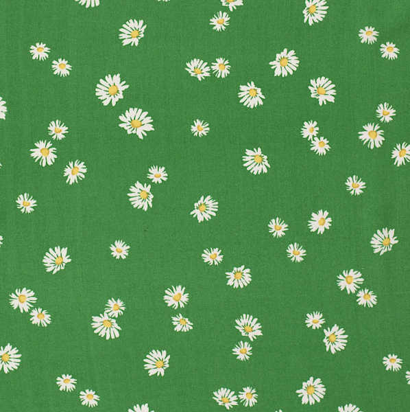 Viskose-Webstoff, Daisy grün