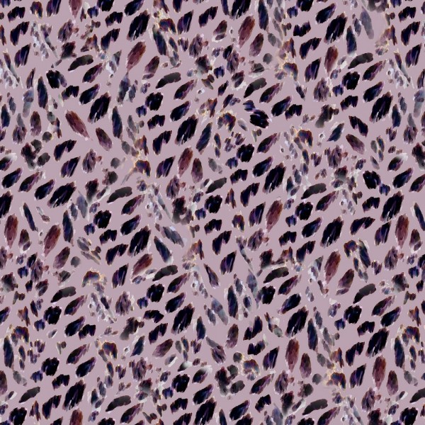 Viskose-Jersey Digitaldruck Muster flieder