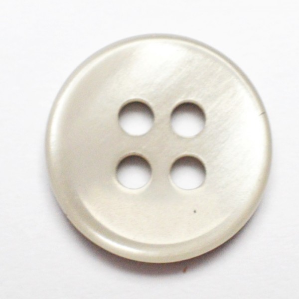 Standardknopf, 10 mm, hellgrau *Letzte 4 Stück*