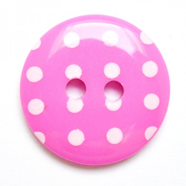 Polka dots, pink, Knopf