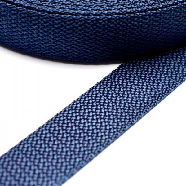 PP-Gurtband, dunkelblau, 25 mm