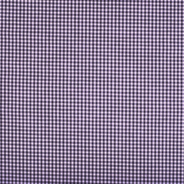 Vichykaro, klein, dunkles lila-weiß kariert, waschbar bei 60°