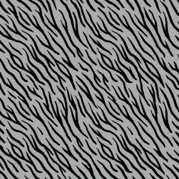Bio-Supersoft-Sweat, Zebra auf grau