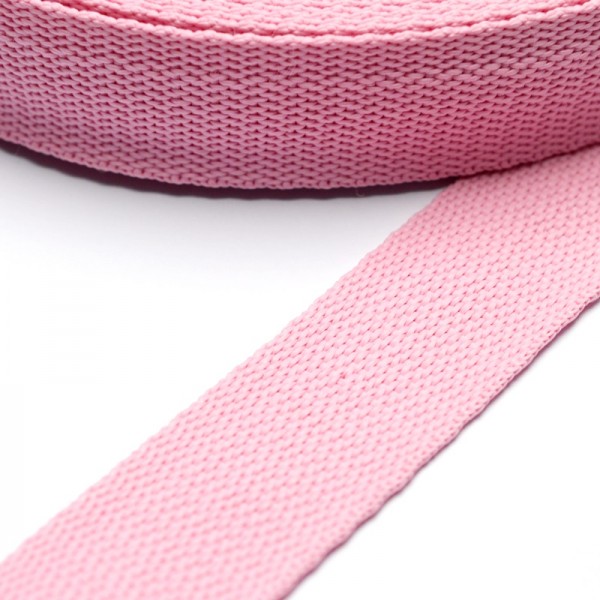 PP-Gurtband, rosa, 25 mm