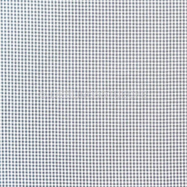 Vichykaro, klein, hellgrau-weiß kariert, waschbar bei 60°