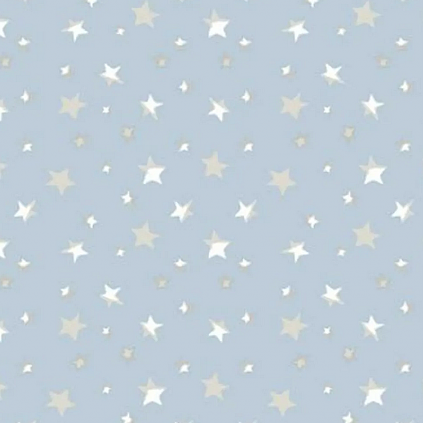 Kleine Sternchen auf hellblau, Jersey
