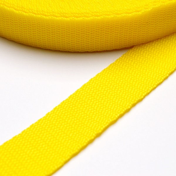 PP-Gurtband, gelb, 20 mm