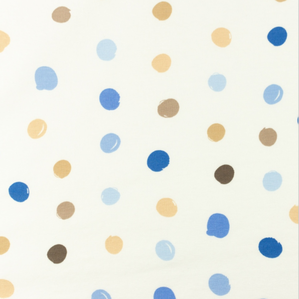 Color Dots blau/sand/offwhite, Jersey