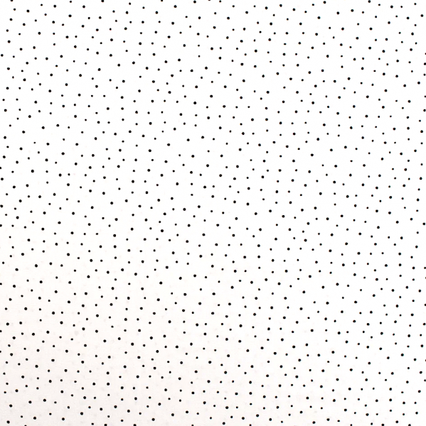 Mini-Dots auf weiß, Baumwollstoff