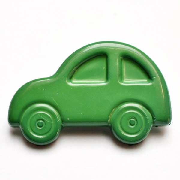 Knopf großes Auto grün