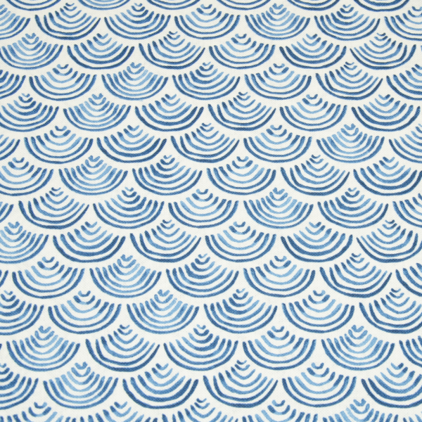 Waves blau, Dekostoff