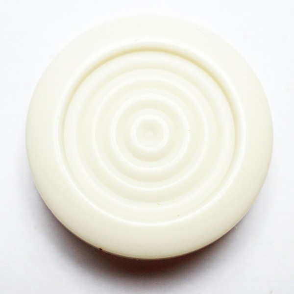 Spiralknopf, weiß, 28 mm