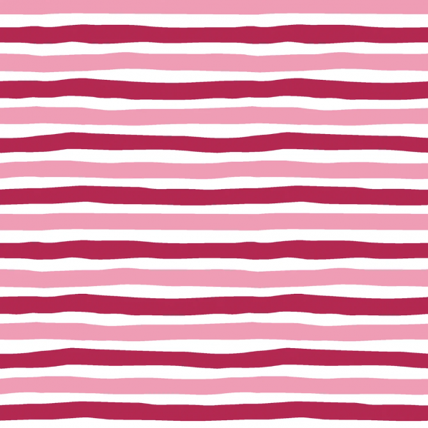 Jersey, Unregelmäßiger Streifenjersey pink/rosa/weiß