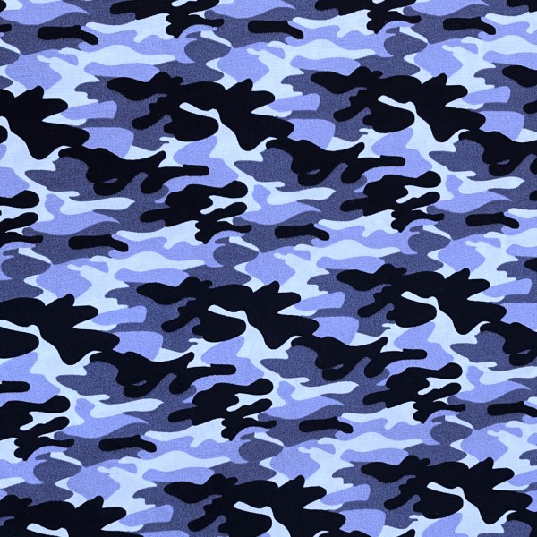 Stenzo, Camouflage blau, Baumwollstoff
