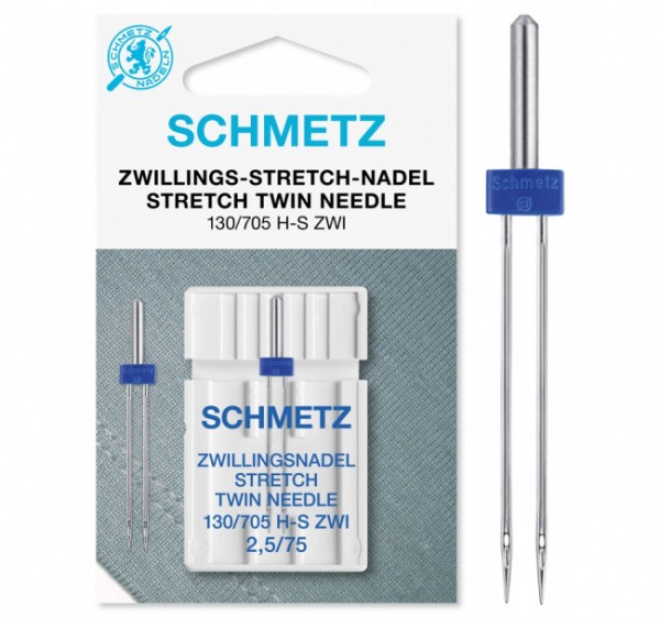 Schmetz Zwillings-Stretch Nadel 2,5/75