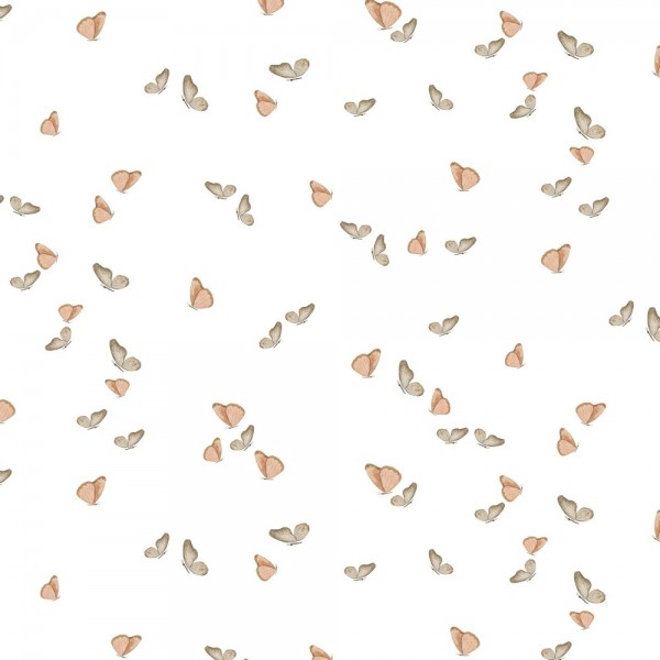 Digitaldruck Sweet Baby Butterfly auf weiß, Jersey