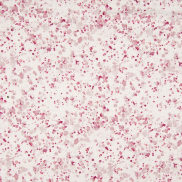 Confetti Dots rosa auf weiß, Musselin