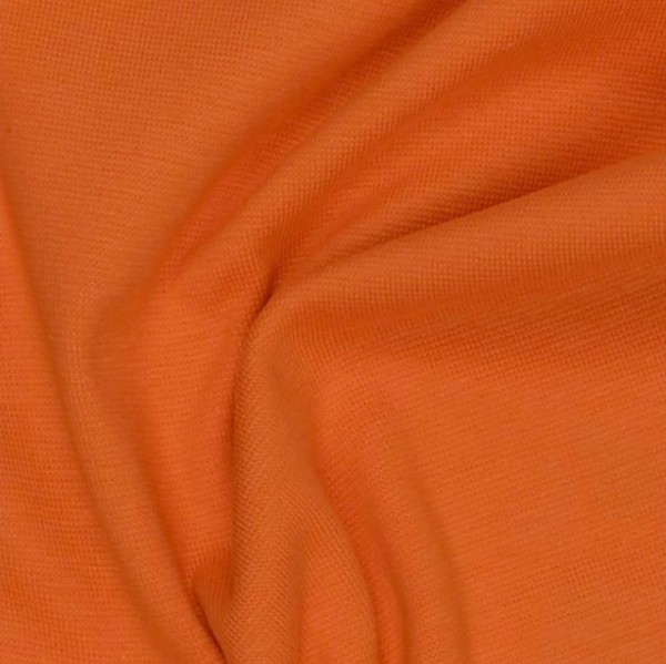 Glattes Bündchen dunkles orange