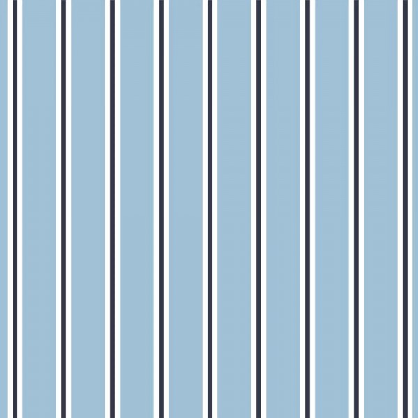 Stripes hellblau, Baumwoll-Popeline