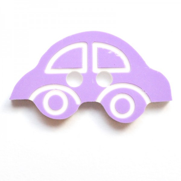 Knopf Auto, violett
