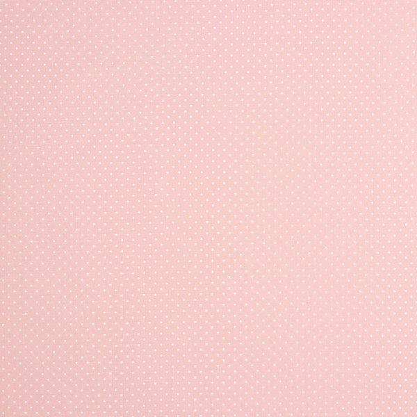 Lili Punkte klein, rosa, Webstoff, waschbar bei 60°