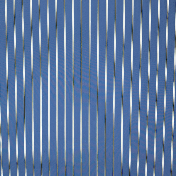 Top-Baumwollpopeline, Streifen blau, *Letztes Stück ca. 130 cm*