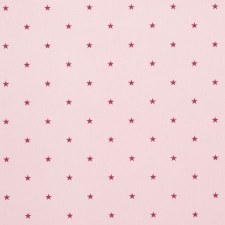 Dekostoff Etoile Sternchen pink auf rosa, Sternchen