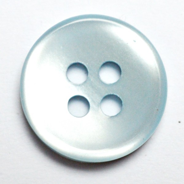 Standardknopf, 13 mm, hellblau