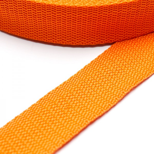 PP-Gurtband, orange, 25 mm