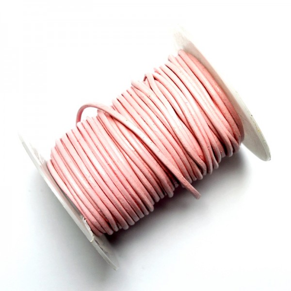Öko-Kunstlederschnur, rosa