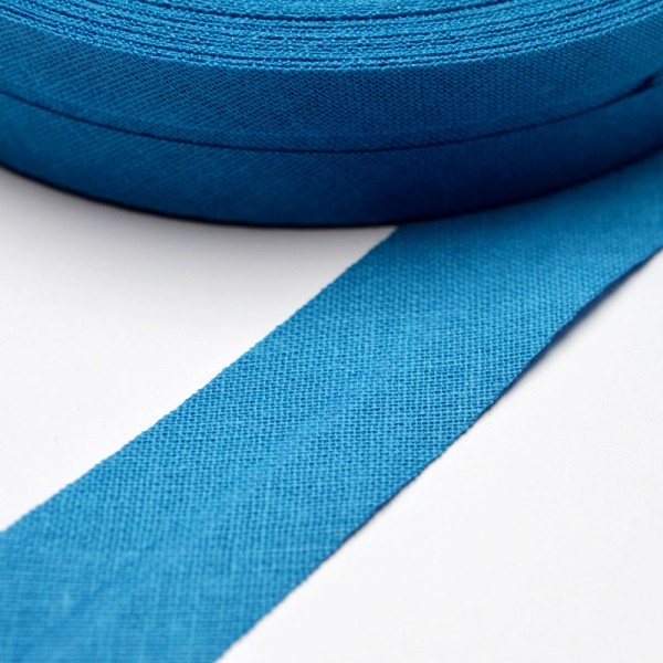 Schrägband, 20 mm, türkisblau