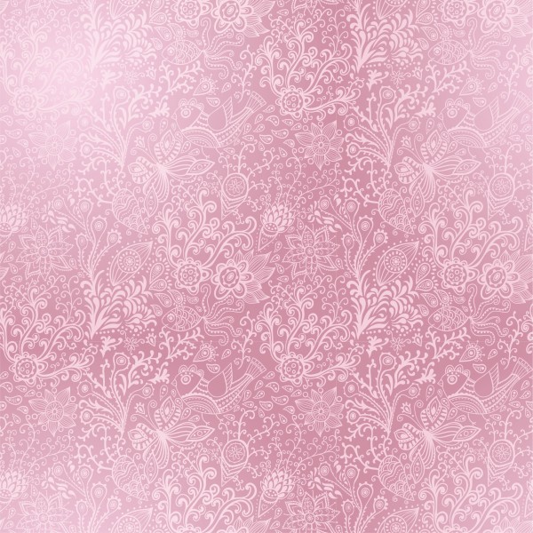 Digitaldruck Spotlight Blüten rosa, Jersey