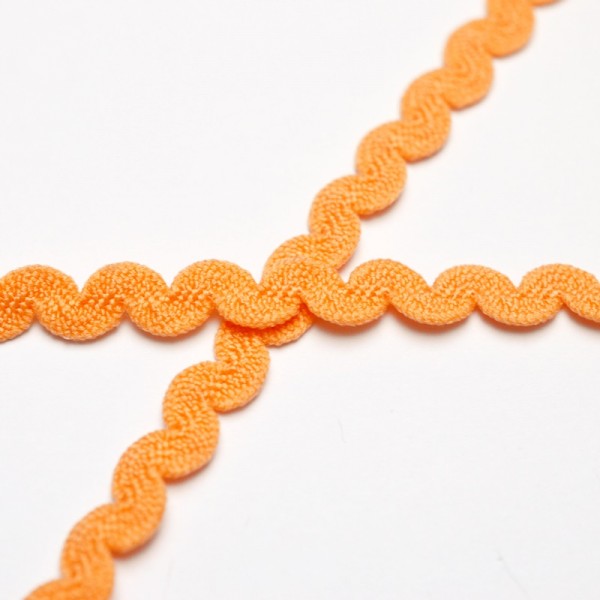 elastische Zackenlitze, orange