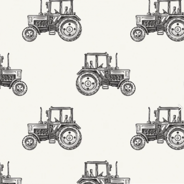 Digitaldruck, Traktor schwarz/weiß, Jersey
