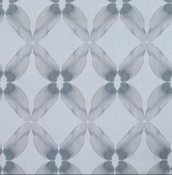 Dekostoff/Canvas Digitaldruck, Grafisches Muster blaugrau