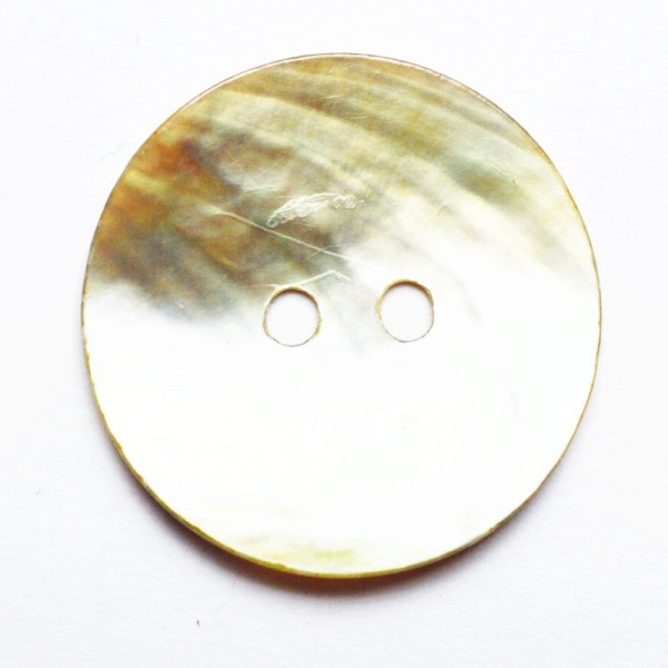 Perlmuttknopf, natur, 34 mm